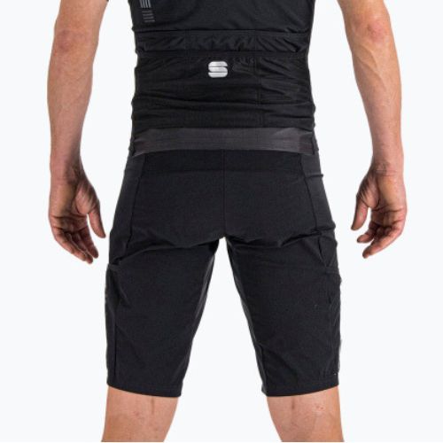 Férfi Sportful Supergiara Overshort kerékpáros rövidnadrág fekete 1120507.002
