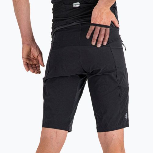 Férfi Sportful Supergiara Overshort kerékpáros rövidnadrág fekete 1120507.002