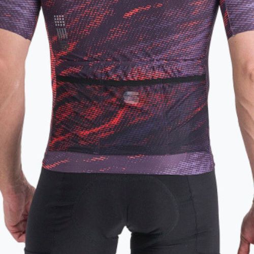 Sportful Cliff Supergiara férfi kerékpáros mez lila-piros 1122005.502
