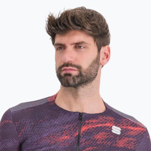 Sportful Cliff Supergiara férfi kerékpáros mez lila-piros 1122005.502