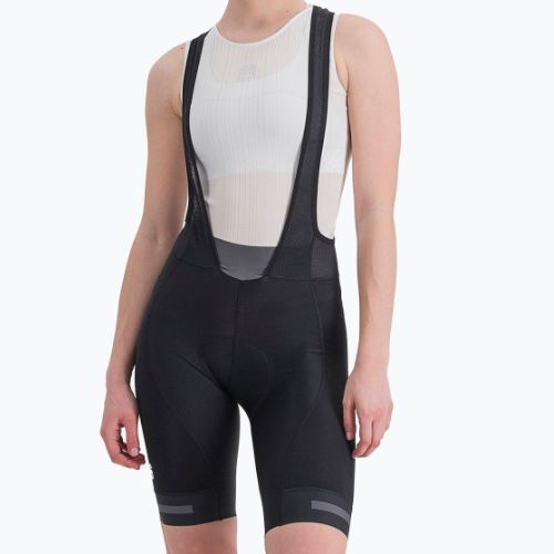 Női Sportful Neo Bibshort kerékpáros rövidnadrág fekete 1122020.002