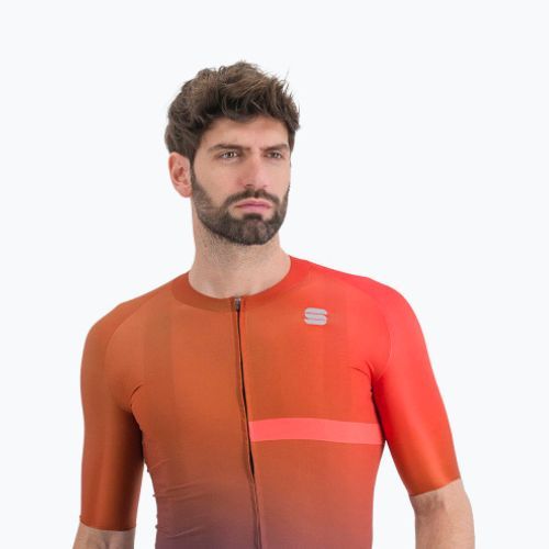 Férfi Sportful Bomber narancssárga kerékpáros mez 1122029.607