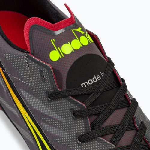Férfi Diadora Brasil Elite Veloce ITA LPX labdarúgó cipő fekete és bordó DD-101.178785-D0136-43