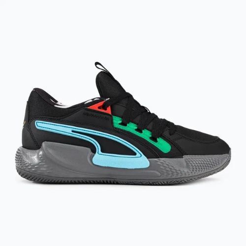 PUMA Court Rider Chaos Block Party férfi kosárlabda cipő fekete 378265 01