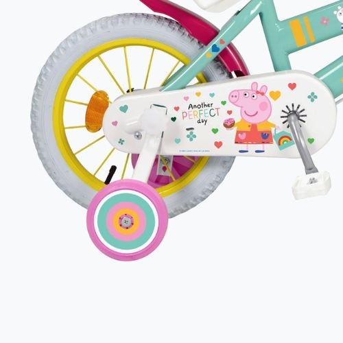 Toimsa gyermek kerékpár 14" Peppa Pig zöld 1498