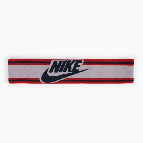 Férfi Nike elasztikus fejpánt fehér és piros N1003550-123