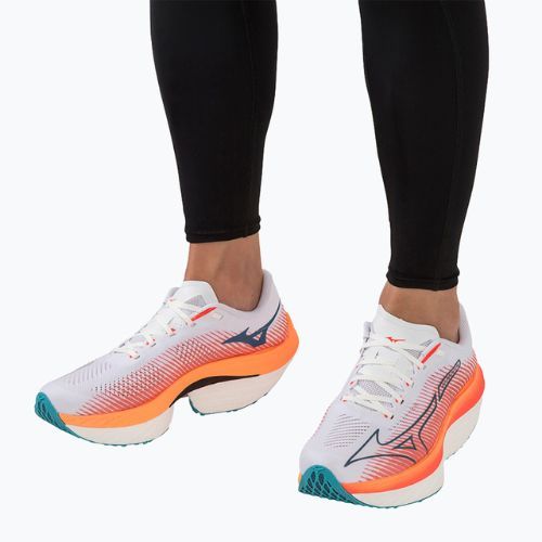 Mizuno Wave Rebellion Pro fehér-narancssárga futócipő J1GC231701