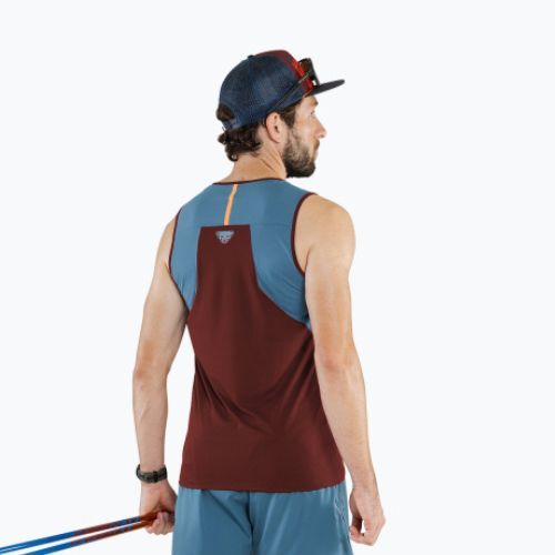 Férfi DYNAFIT Sky Tank futó tank top bordó 08-0000071651