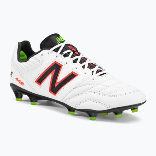 New Balance 442 V2 Pro FG férfi futballcipő fehér és fekete MS41FWD2.D.095