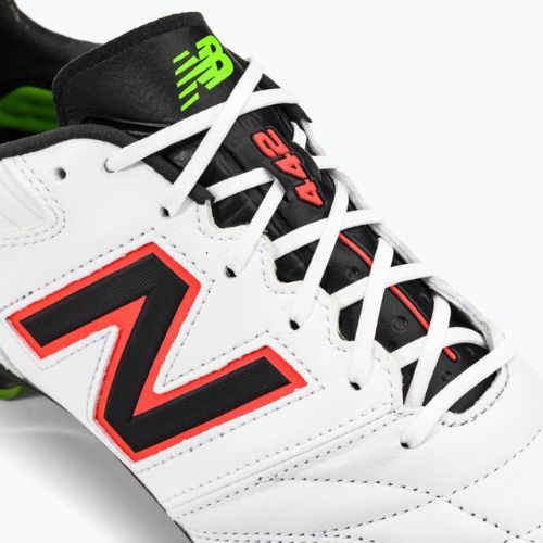 New Balance 442 V2 Pro FG férfi futballcipő fehér és fekete MS41FWD2.D.095