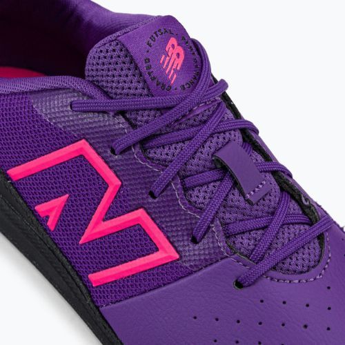 New Balance Audazo V6 Command IN gyermek futballcipő lila