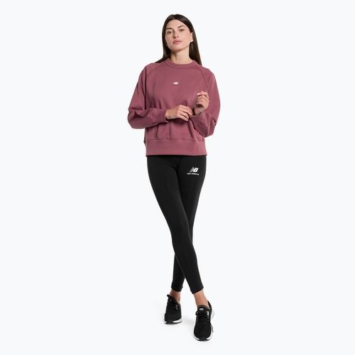 Női edzés pulóver New Balance Athletics Remastered French Terry Crewneck piros WT31500WAD