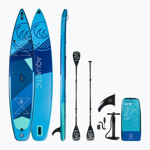 SUP AQUASTIC Touring deszka 12'6" kék AQS-SUP005