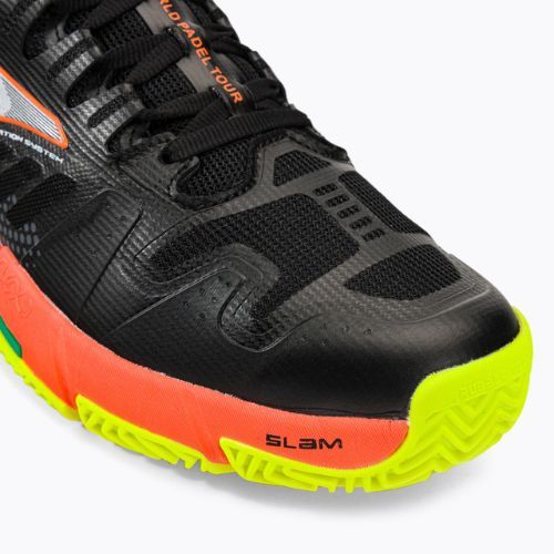 Joma T.Slam 2201 férfi teniszcipő fekete és narancssárga TSLAMW2201P