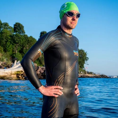 Férfi triatlonos búvárruha BlueSeventy Reaction 2022 BL256 fekete