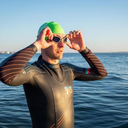 Férfi triatlonos búvárruha BlueSeventy Reaction 2022 BL256 fekete