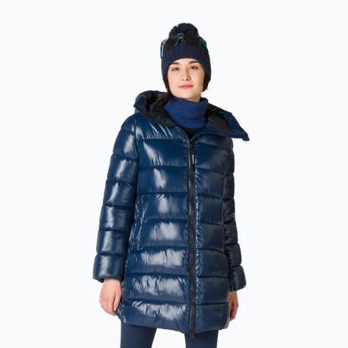 Női Rossignol Shiny Parka pehelypaplan kabát sötét navy