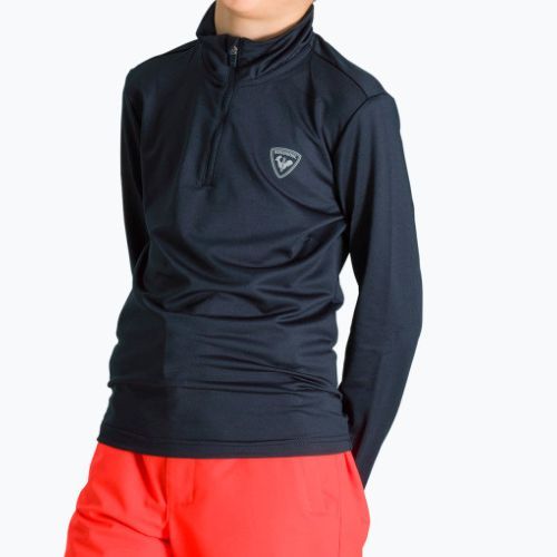 Rossignol Boy 1/2 Zip Warm Stretch gyerek sífelső fekete