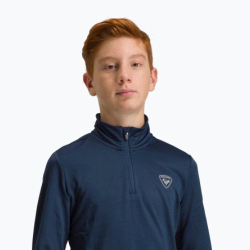 Rossignol Boy 1/2 Zip Warm Stretch gyermek sí pulóver sötét navy