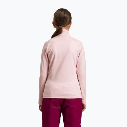 Rossignol Girl Warm Stretch púderrózsaszín gyermek sí pulóver