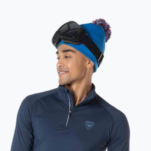 Férfi termoaktív pulóver Rossignol Classique 1/2 Zip dark navy