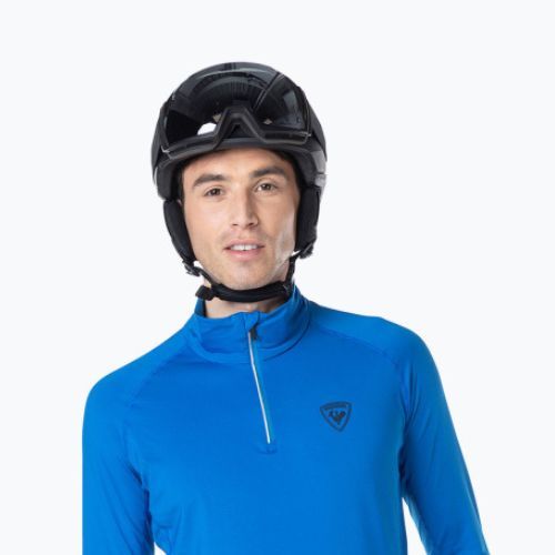 Férfi Rossignol Classique 1/2 Zip termikus melegítő pulóver lazuli kék