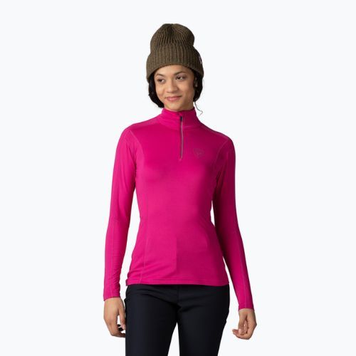 Női termoaktív pulóver Rossignol Classique 1/2 Zip orchid pink