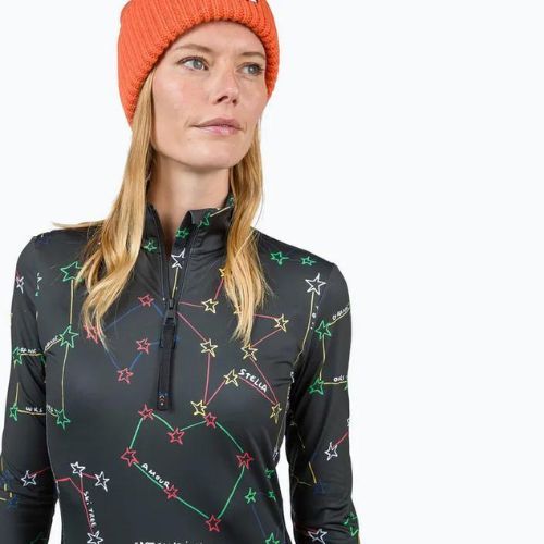 Női melegítő pulóver Rossignol Booster 1/2 Zip Top 100 fekete