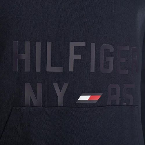 Tommy Hilfiger Graphic Crew kék férfi edzőpulóver