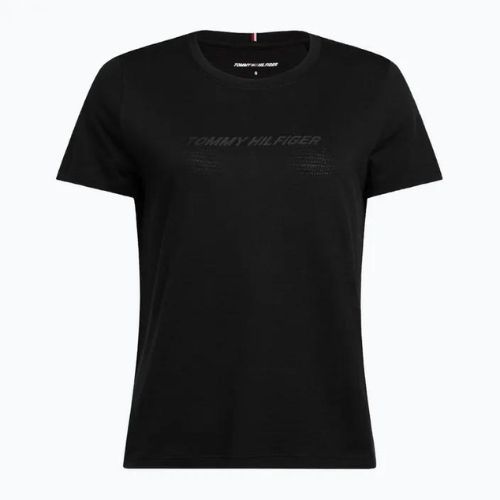 Tommy Hilfiger Performance Mesh Tee fekete női tréning póló