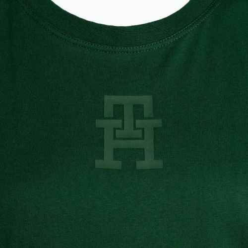Tommy Hilfiger női tréning póló Regular Th Monogram zöld