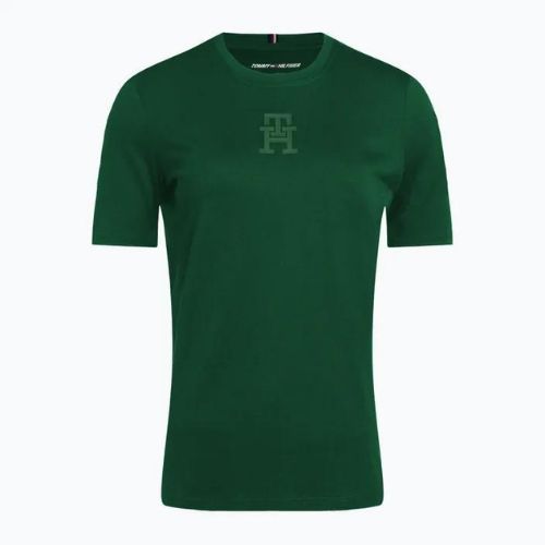 Tommy Hilfiger női tréning póló Regular Th Monogram zöld
