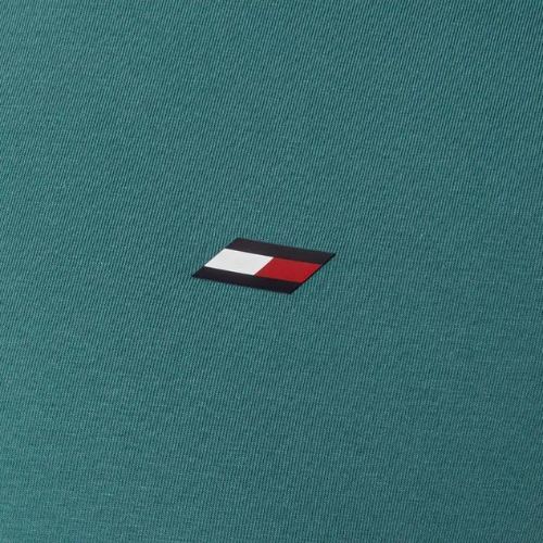 Tommy Hilfiger férfi edzőpóló Textured Tape zöld