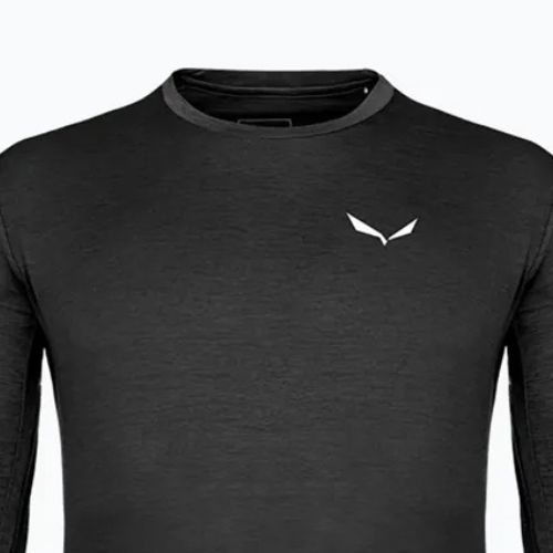 Férfi trekking póló Salewa Puez Melange Dry black out melange