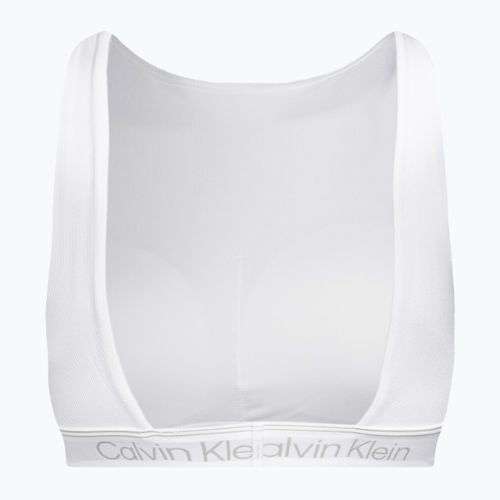 Calvin Klein Medium Support YAF fényes fehér fitness melltartó