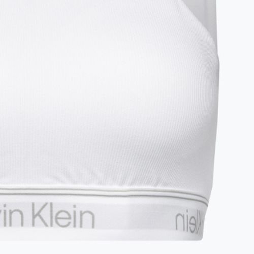 Calvin Klein Medium Support YAF fényes fehér fitness melltartó
