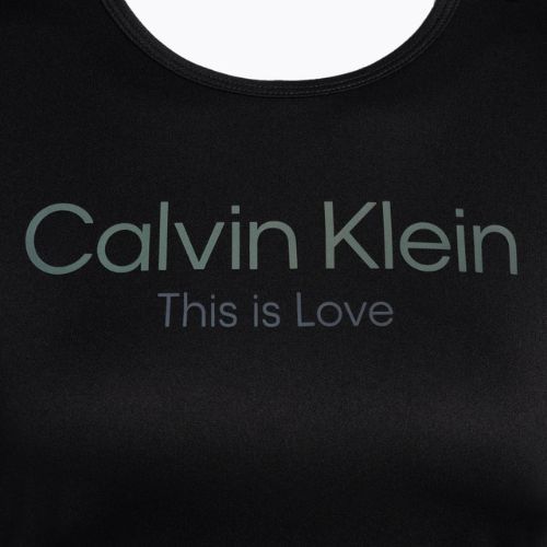 Női Calvin Klein Knit fekete szépség póló