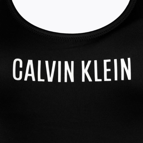 Női Calvin Klein Scoop Back egyrészes fürdőruha Fekete