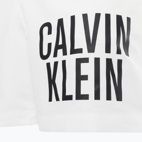 Férfi Calvin Klein Medium zsinóros úszónadrág fehér