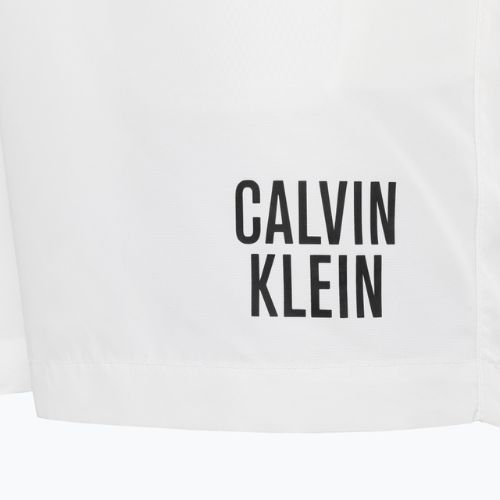 Férfi Calvin Klein Medium Double Waistband fürdőruha fehér