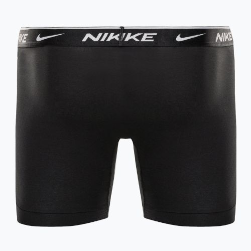 Férfi Nike Everyday Cotton Stretch Boxer Brief 3Pk MP1 fehér/szürke heather / fekete