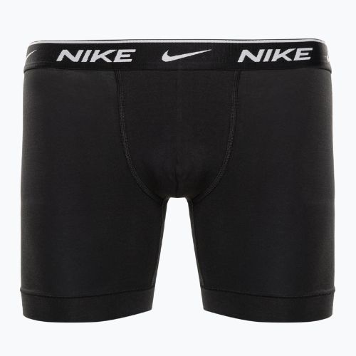 Férfi Nike Everyday Cotton Stretch Boxer Brief 3Pk MP1 fehér/szürke heather / fekete