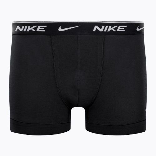 Férfi boxeralsó Nike Everyday Cotton Stretch Trunk 3Pk UB1 obszidián / játék királyi / fekete