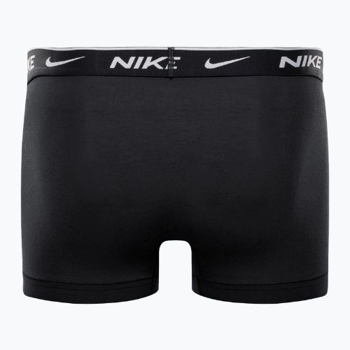 Férfi boxeralsó Nike Everyday Cotton Stretch Trunk 3Pk UB1 obszidián / játék királyi / fekete