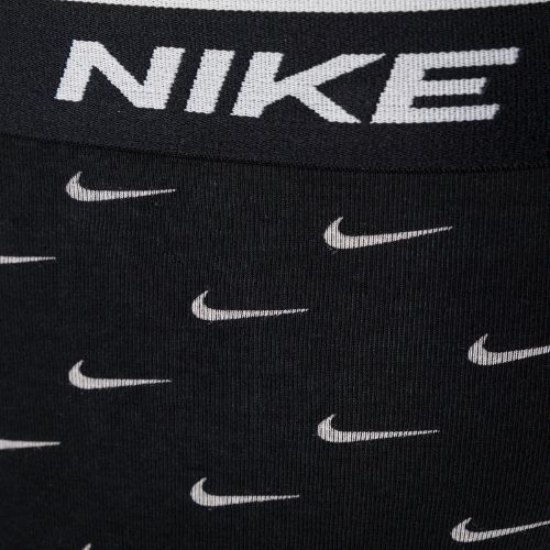 Férfi boxeralsó Nike Everyday Cotton Stretch Trunk 3Pk UB1 swoosh nyomtatás/szürke/uni kék