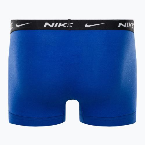 Férfi boxeralsó Nike Everyday Cotton Stretch Trunk 2Pk IEV obszidián/királyi játék