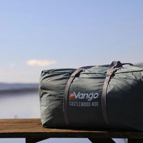 Vango Castlewood 400 csomag ásványi zöld 4 személyes kemping sátor