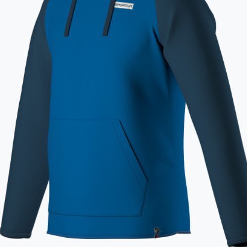 Férfi La Sportiva Telendos Hoody elektromos kék/viharkék trekking pulóver