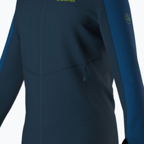 Férfi La Sportiva Upendo Hoody carbon/lime punch trekking melegítő pulóver