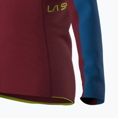 Férfi La Sportiva Elements sangria/elektromos kék trekking melegítőfelső
